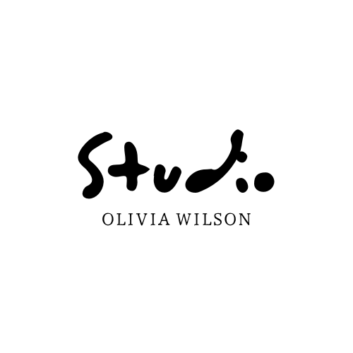 Black Handwritten Organic Creative Freelancer Artist Logo