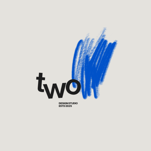 Creative Simple Modern Typography Design Studio Logo